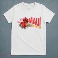 Hibiscus Maui Strong Hawaii Strong Ikaika Maui Strong T-Shirt thumb 5