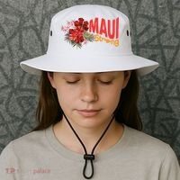 Hibiscus Maui Strong Hawaii Strong Ikaika Maui Strong Bucket Hat thumb 3