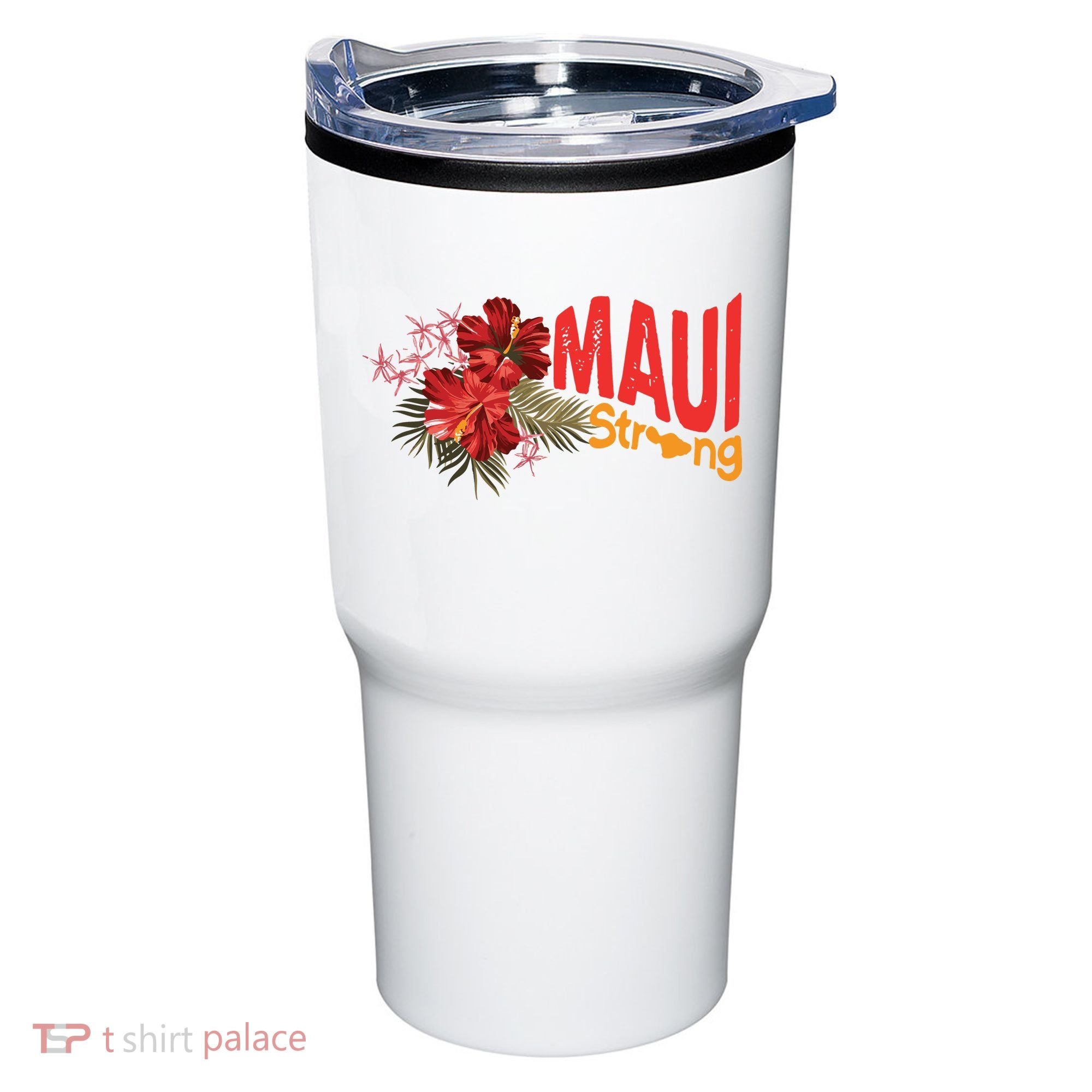 Hibiscus Maui Strong Hawaii Strong Ikaika Maui Strong Tumbler