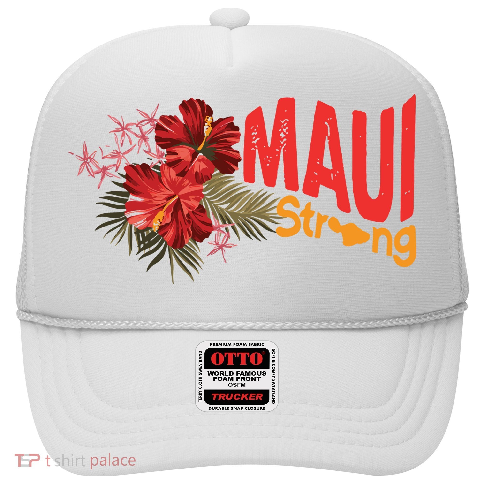 Hibiscus Maui Strong Hawaii Strong Ikaika Maui Strong Hat
