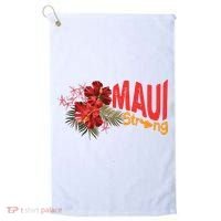 Hibiscus Maui Strong Hawaii Strong Ikaika Maui Strong Golf Towel thumb 0