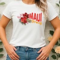 Hibiscus Maui Strong Hawaii Strong Ikaika Maui Strong Women's T-Shirt thumb 2