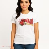 Hibiscus Maui Strong Hawaii Strong Ikaika Maui Strong Women's T-Shirt thumb 4
