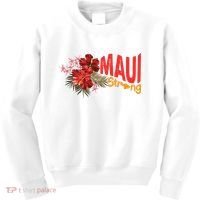 Hibiscus Maui Strong Hawaii Strong Ikaika Maui Strong Kids Sweatshirt thumb 0