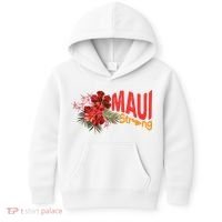 Hibiscus Maui Strong Hawaii Strong Ikaika Maui Strong Kids Hoodie thumb 0