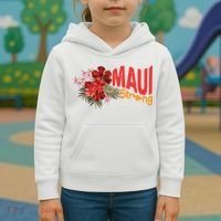 Hibiscus Maui Strong Hawaii Strong Ikaika Maui Strong Kids Hoodie thumb 3