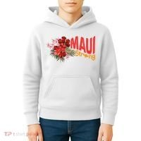 Hibiscus Maui Strong Hawaii Strong Ikaika Maui Strong Kids Hoodie thumb 4