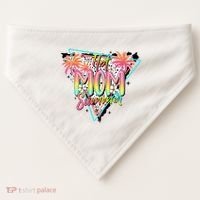 Hot Mom Summer Family Mother USA-Made Doggie Bandana thumb 0