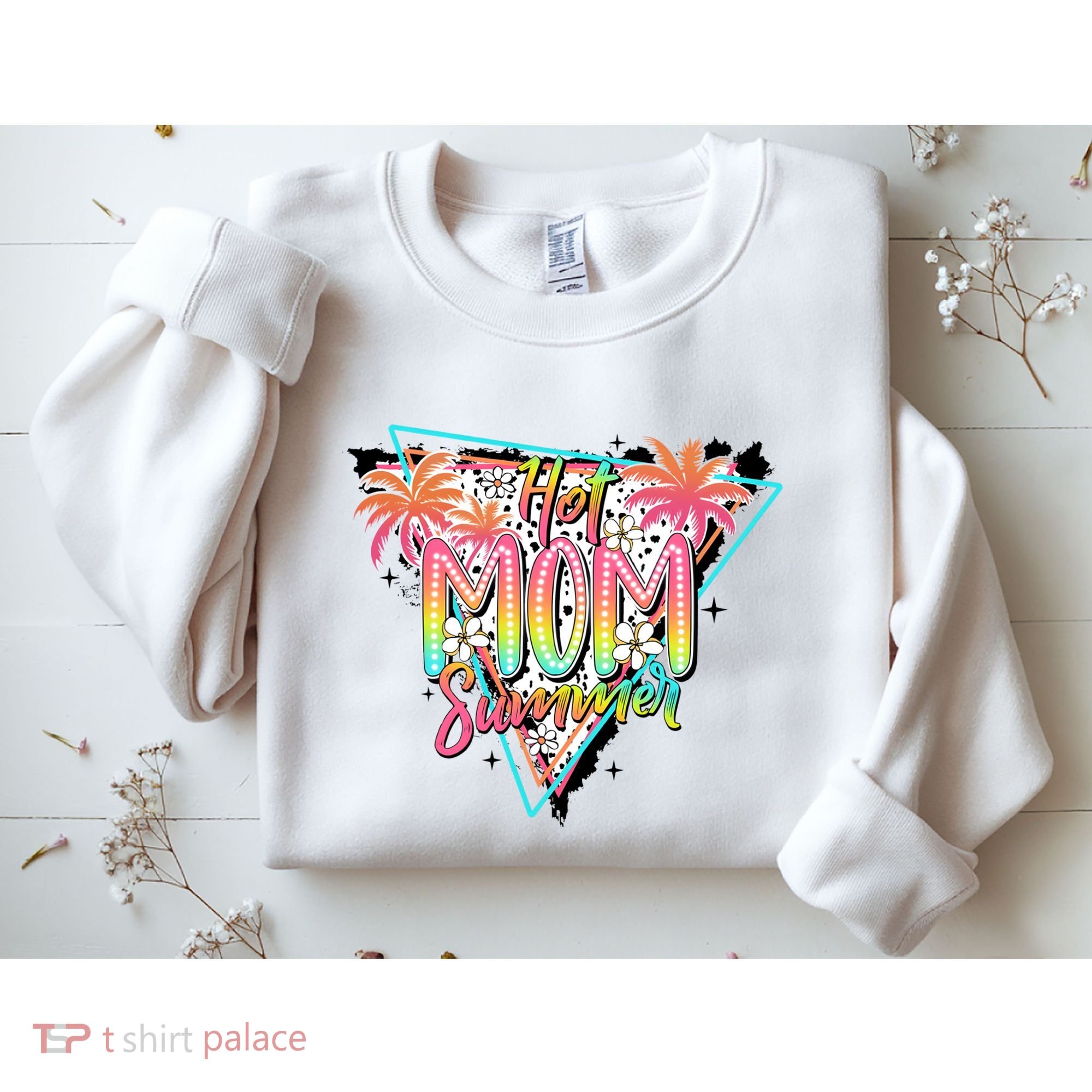 Hot Mom Summer Family Mother Sweatshirt