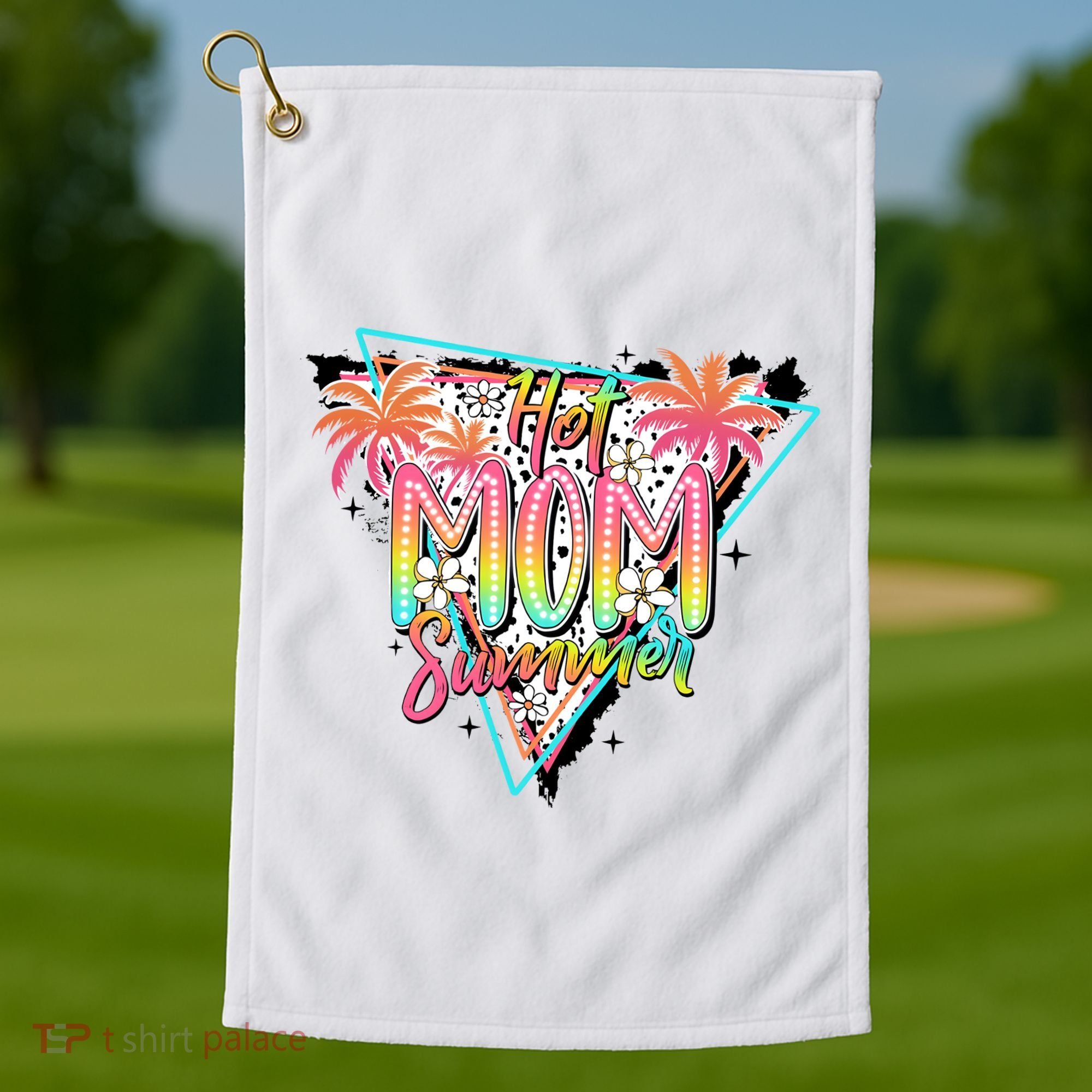 Hot Mom Summer Family Mother Golf Towel