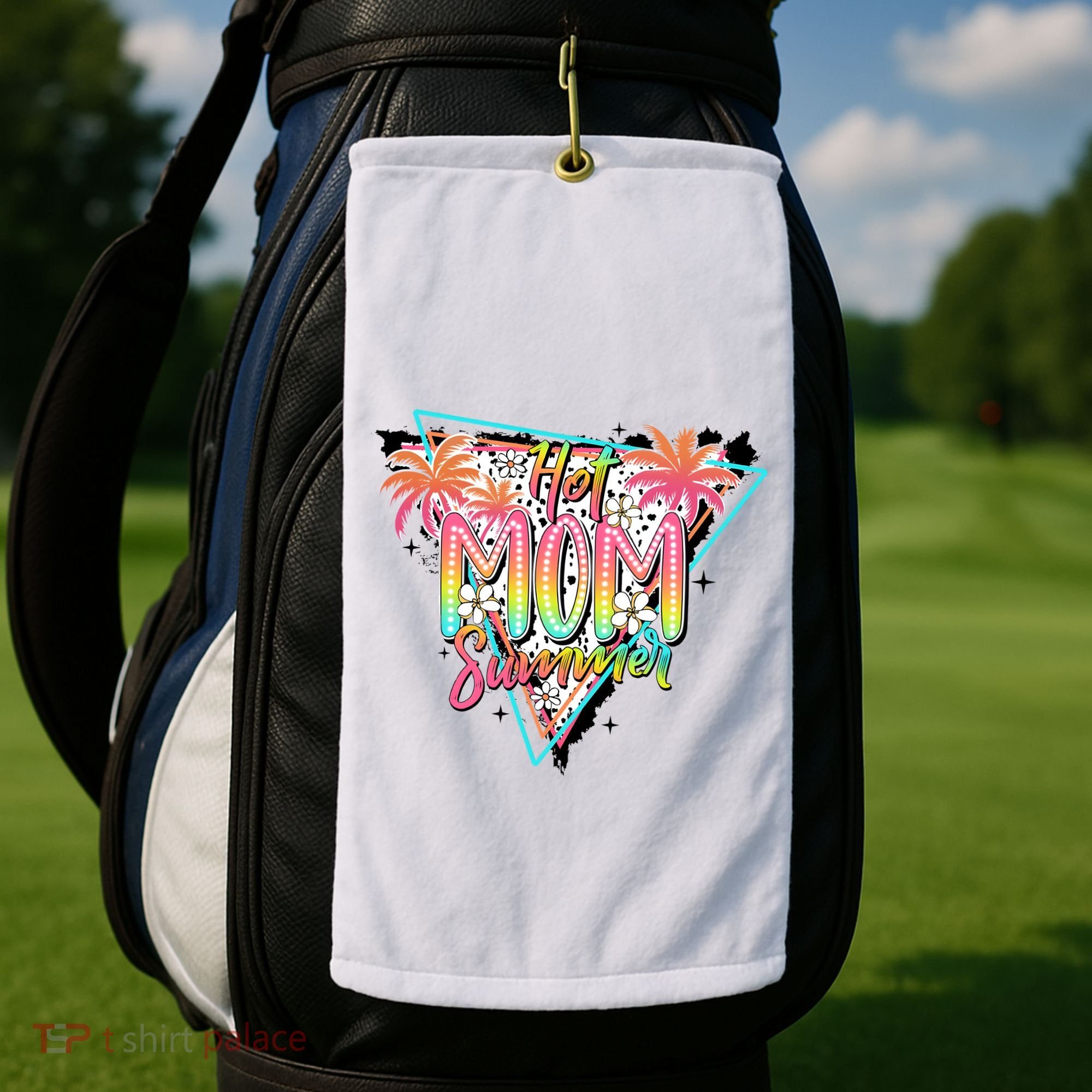 Hot Mom Summer Family Mother Golf Towel