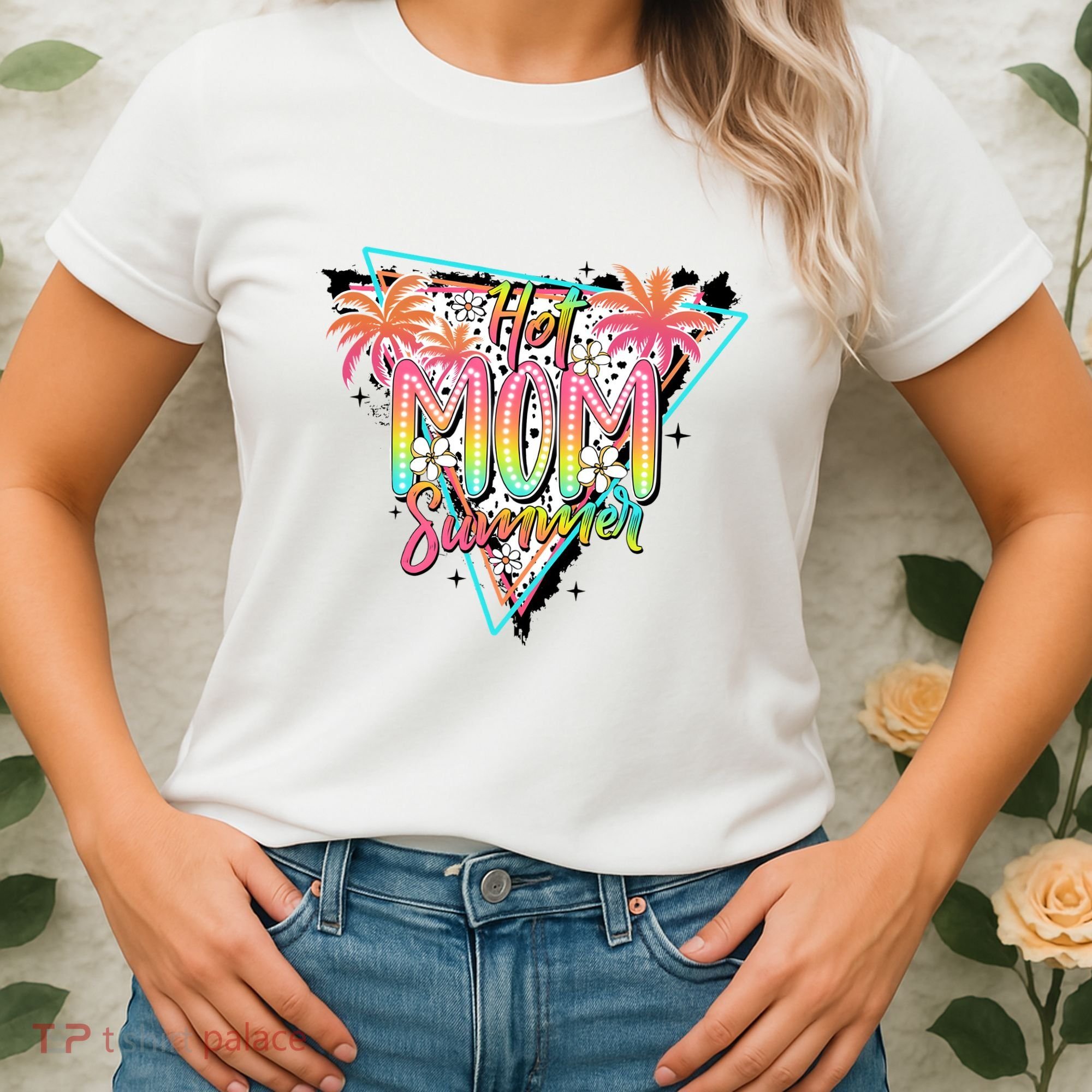 Hot Mom Summer Family Mother Women's T-Shirt