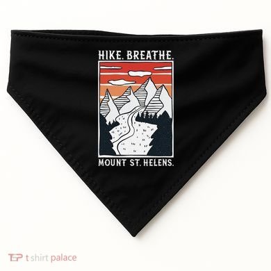 Hiking Mount St. Helens USA-Made Doggie Bandana