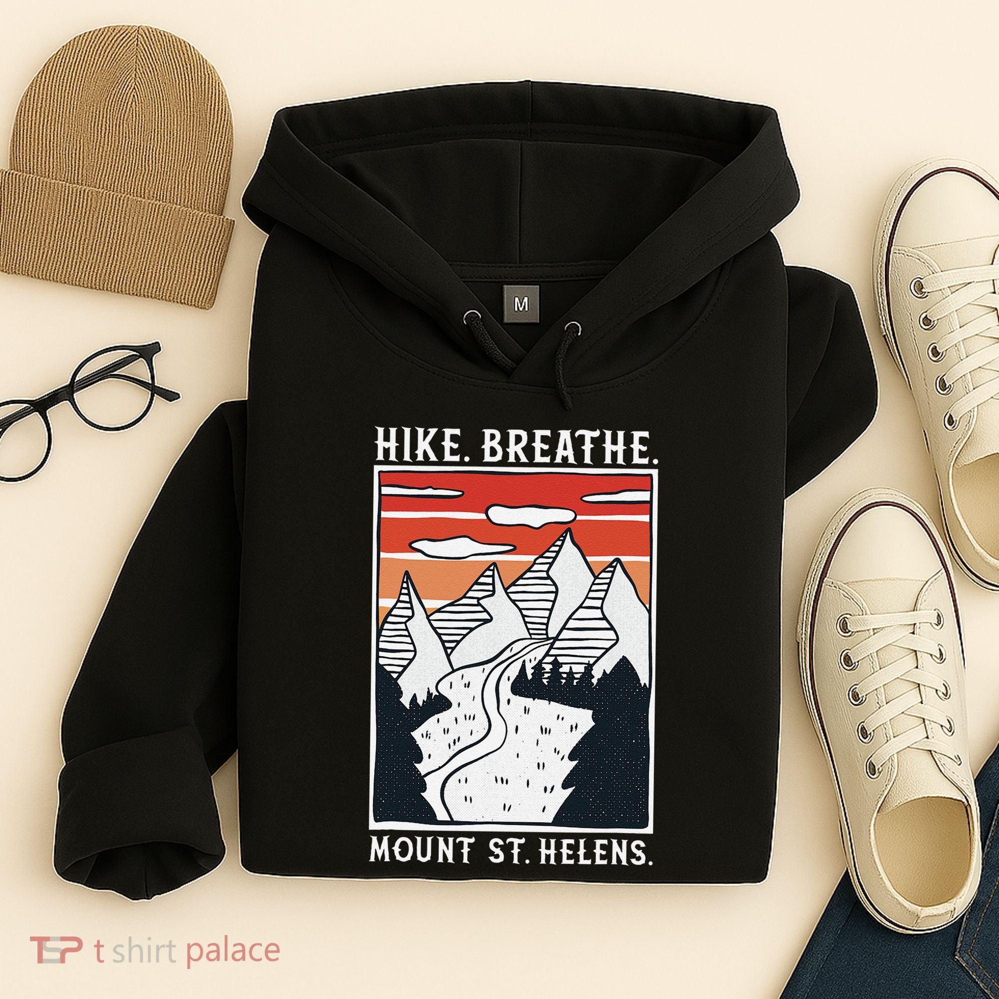 Hiking Mount St. Helens Hoodie