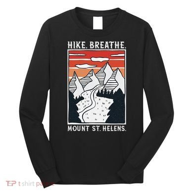 Hiking Mount St. Helens Long Sleeve Shirt