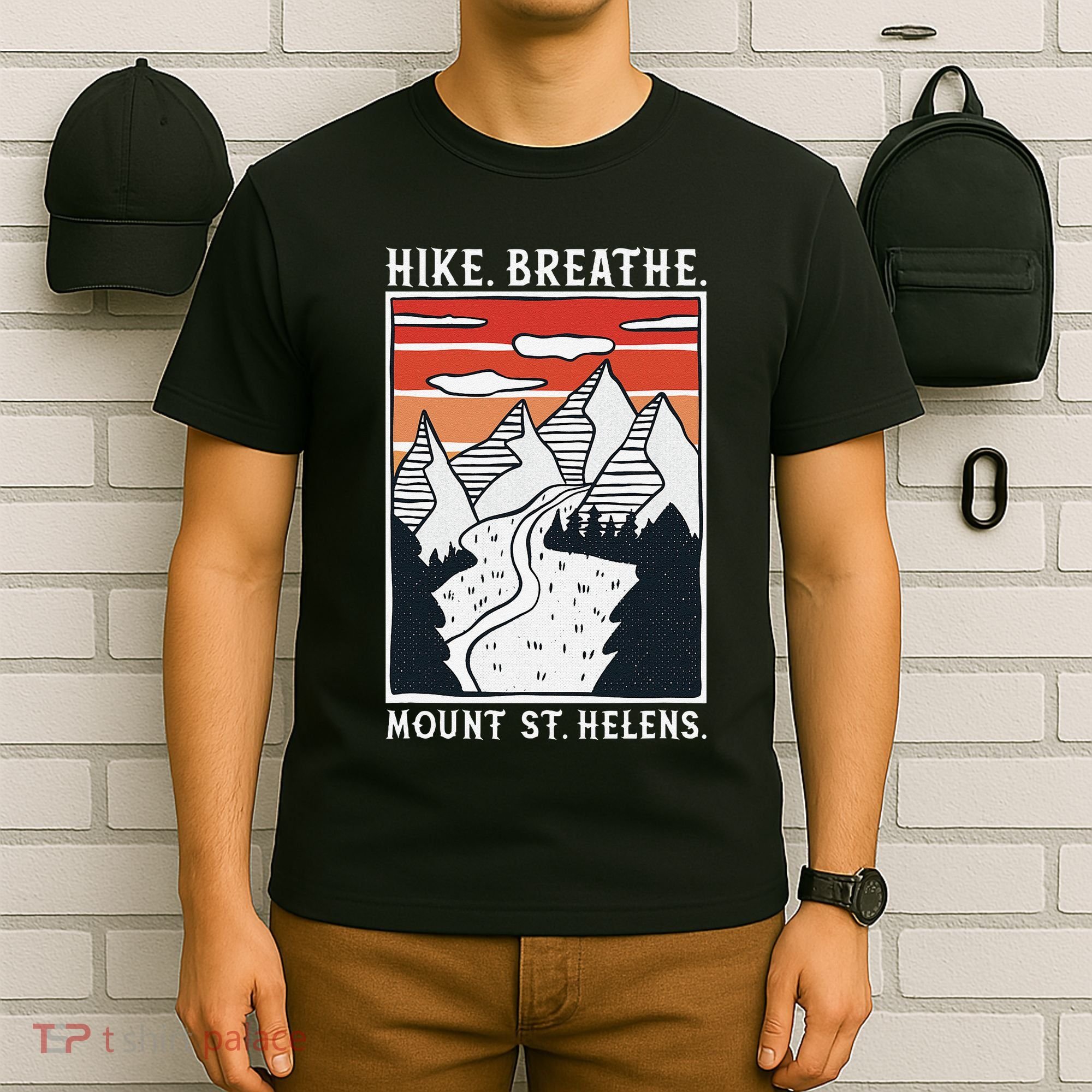 Hiking Mount St. Helens T-Shirt