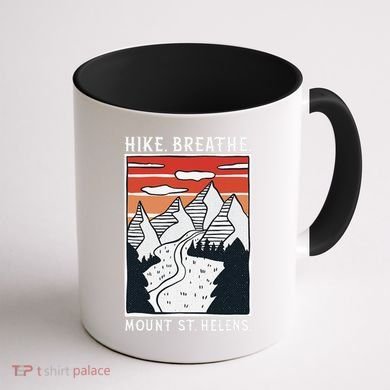 Hiking Mount St. Helens Coffee Mug back