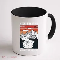 Hiking Mount St. Helens Coffee Mug thumb 1