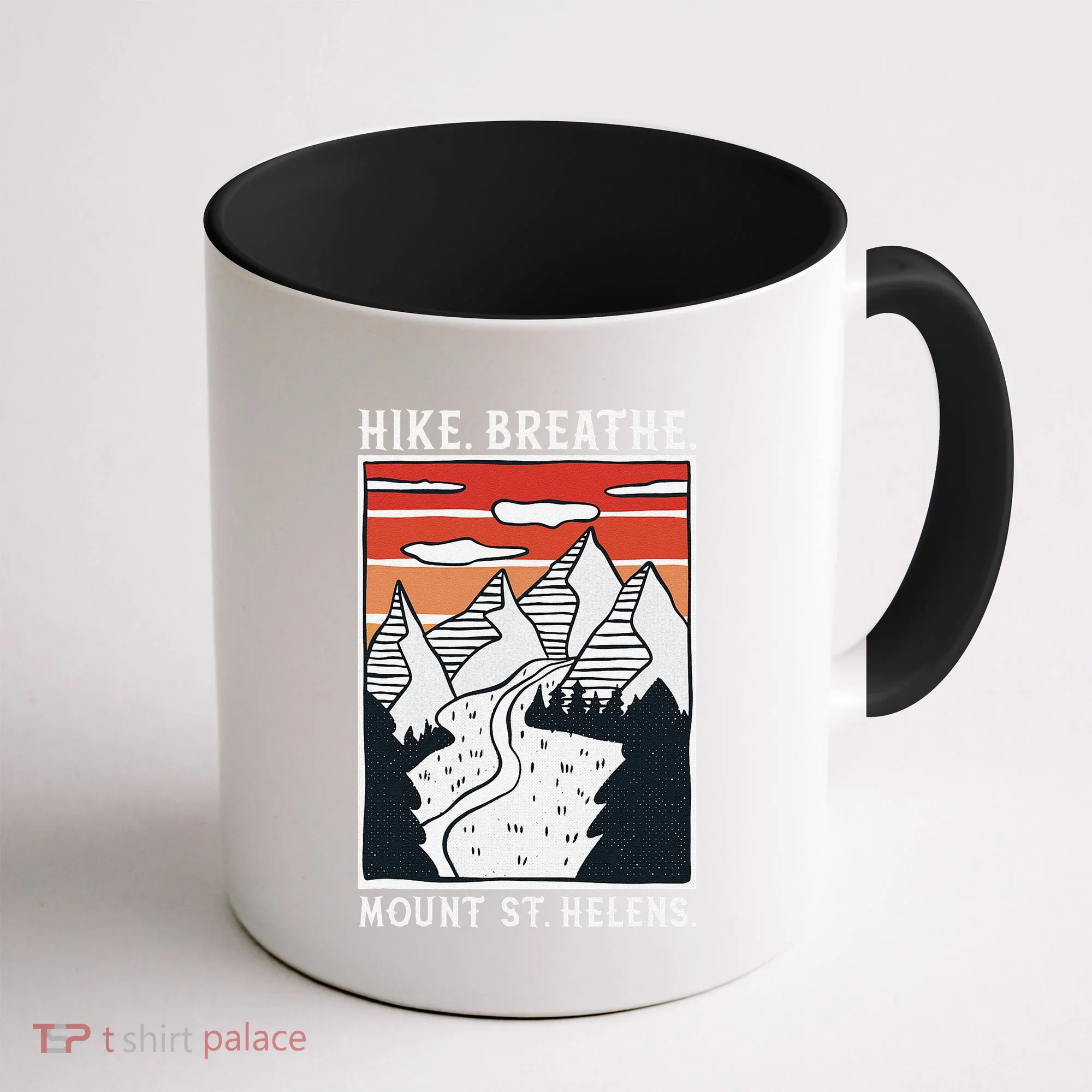 Hiking Mount St. Helens Coffee Mug