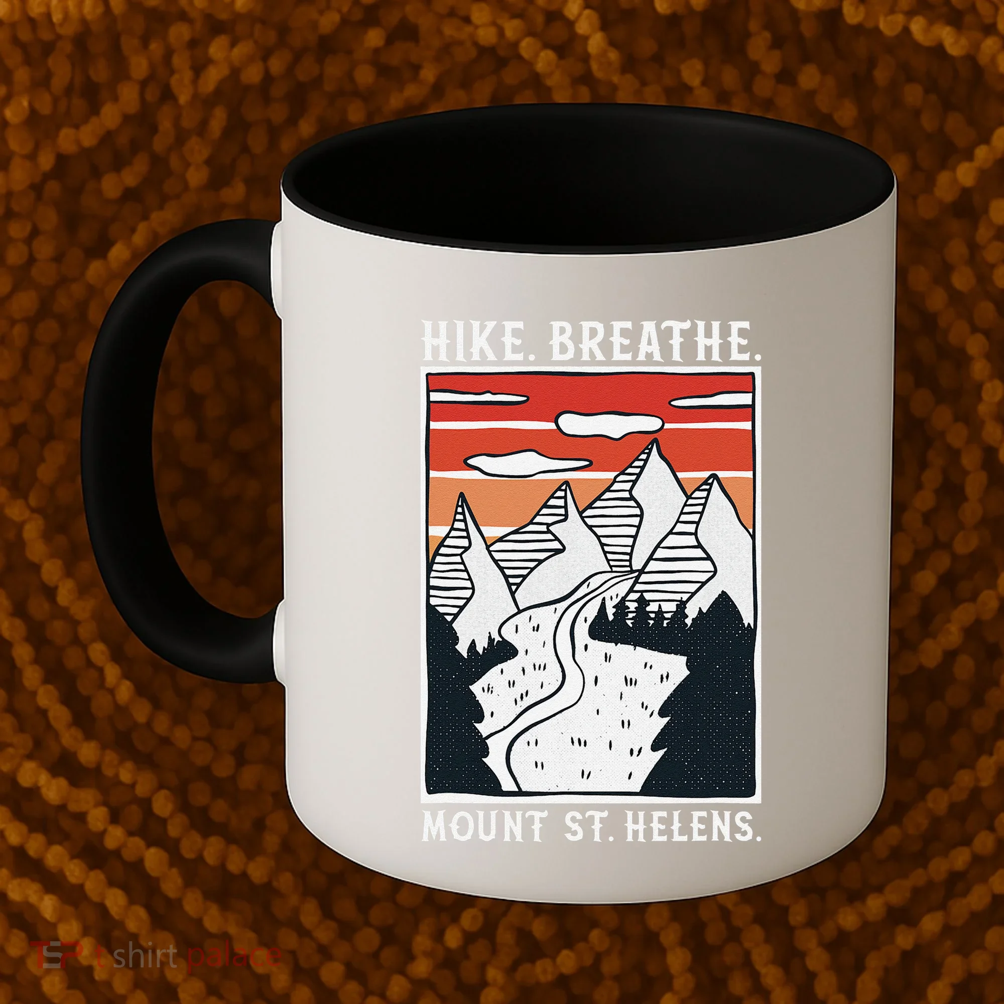 Hiking Mount St. Helens Coffee Mug