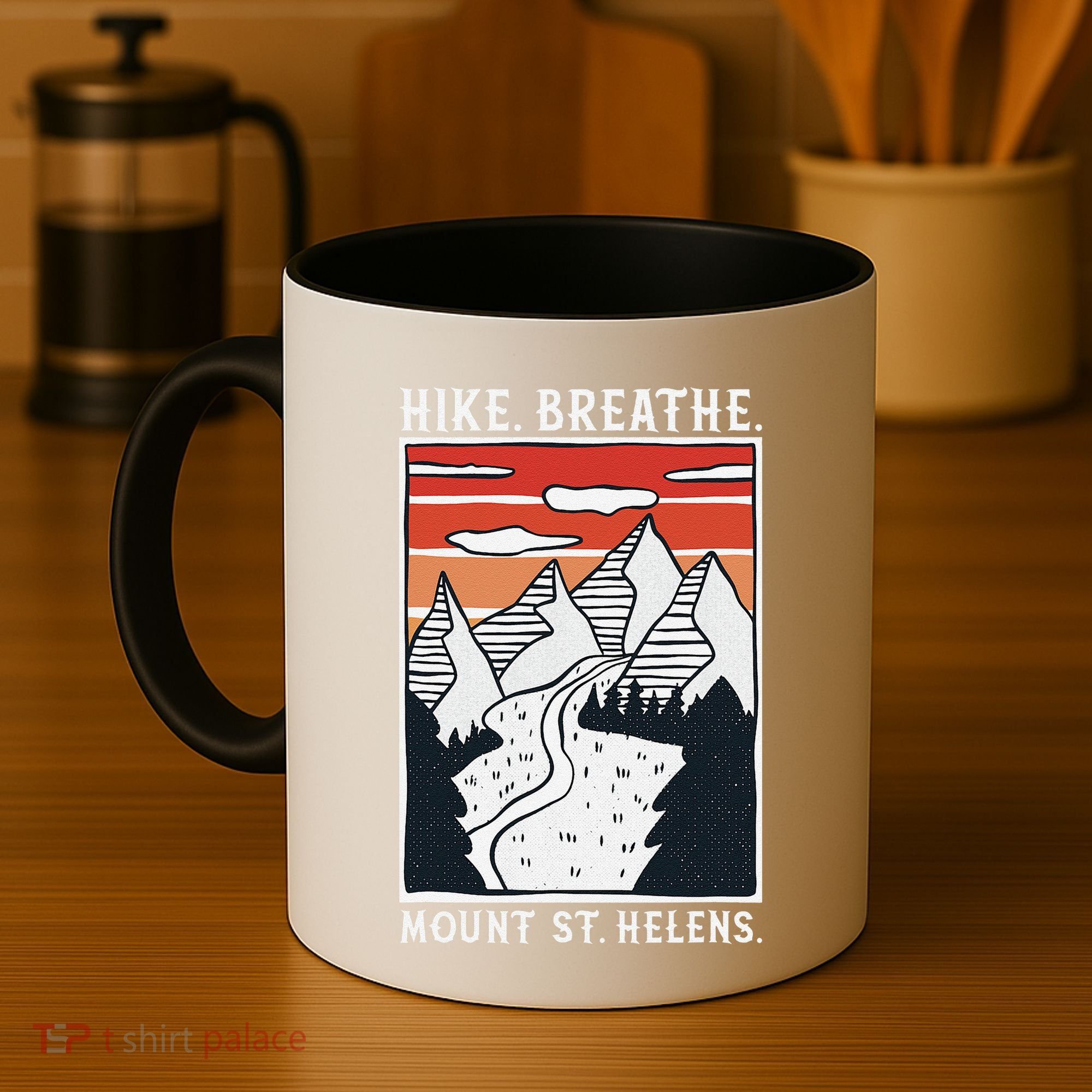 Hiking Mount St. Helens Coffee Mug