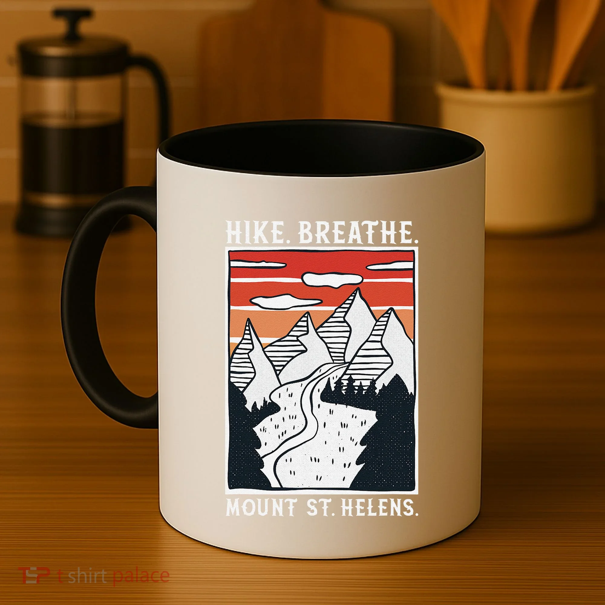 Hiking Mount St. Helens Coffee Mug