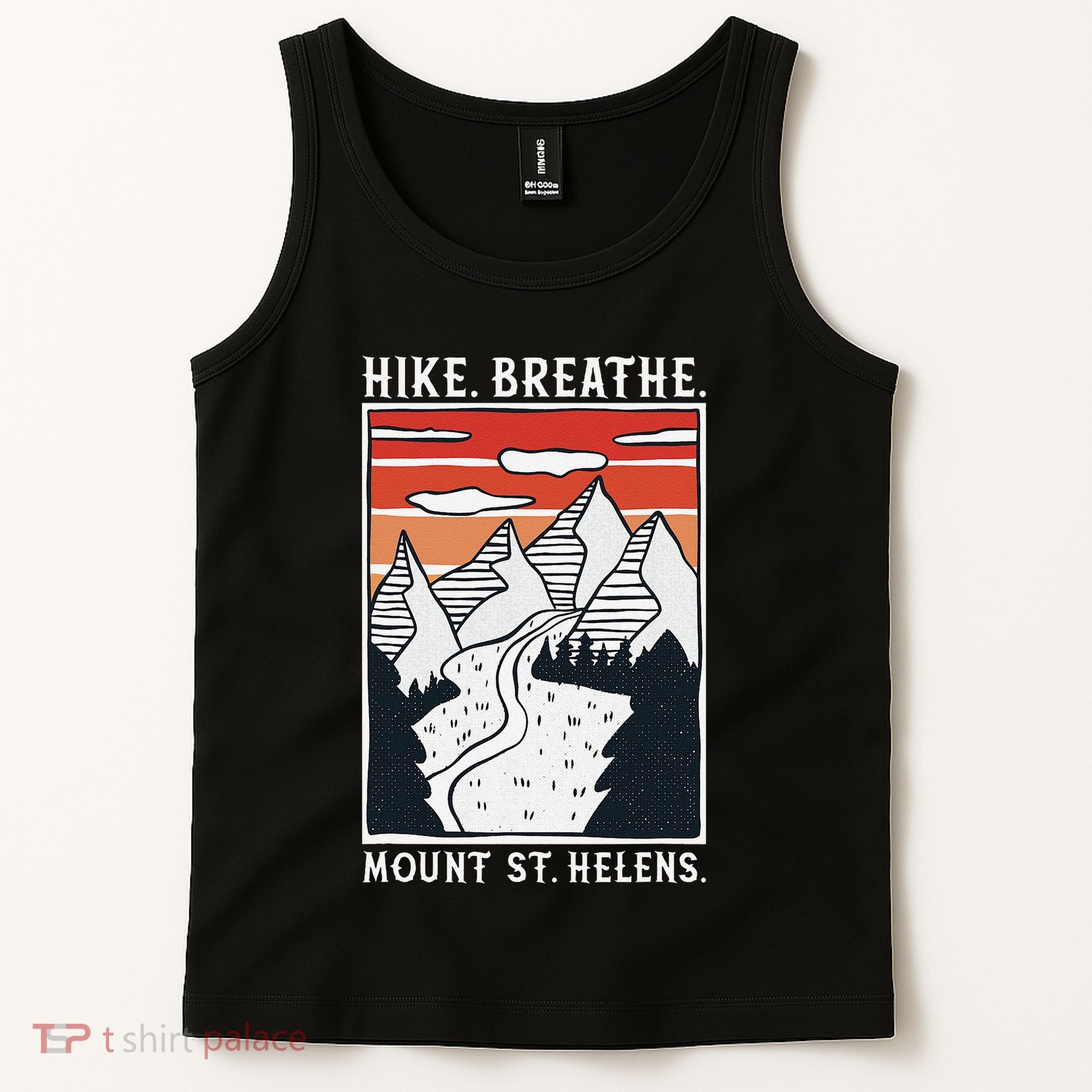 Hiking Mount St. Helens Tank Top