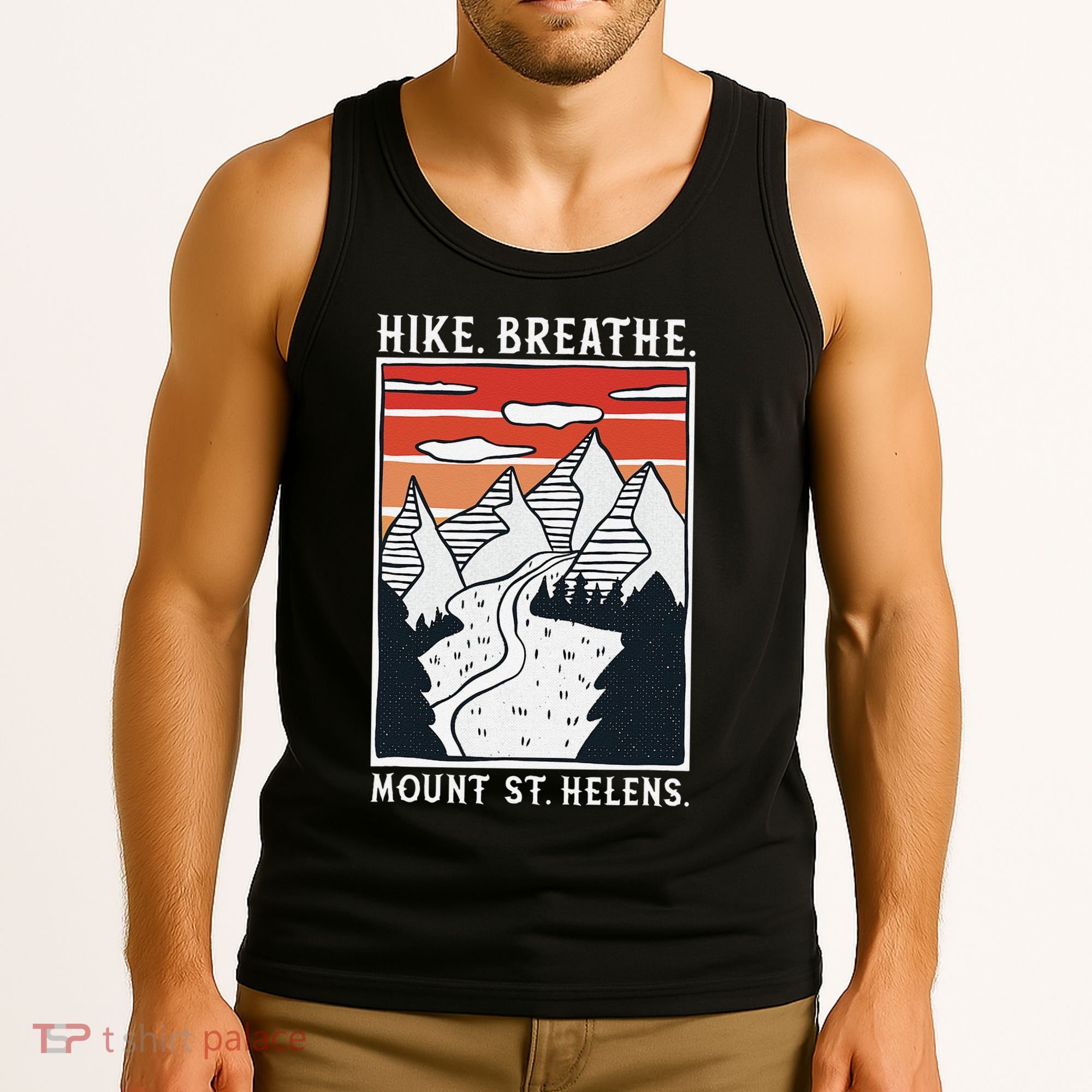 Hiking Mount St. Helens Tank Top