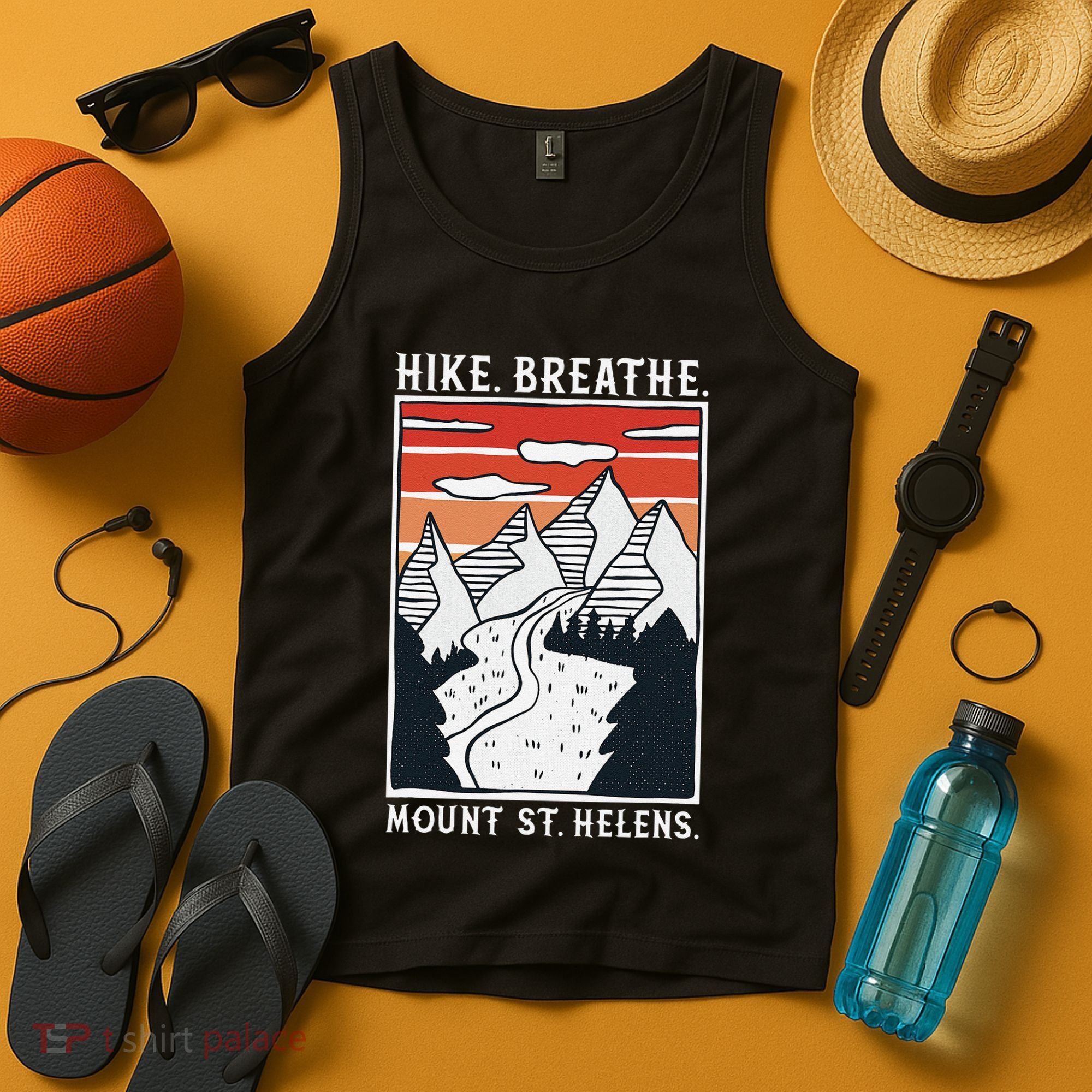 Hiking Mount St. Helens Tank Top