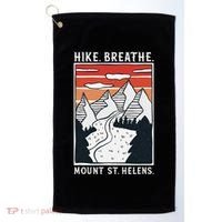 Hiking Mount St. Helens Golf Towel thumb 0
