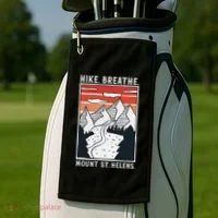 Hiking Mount St. Helens Golf Towel thumb 2