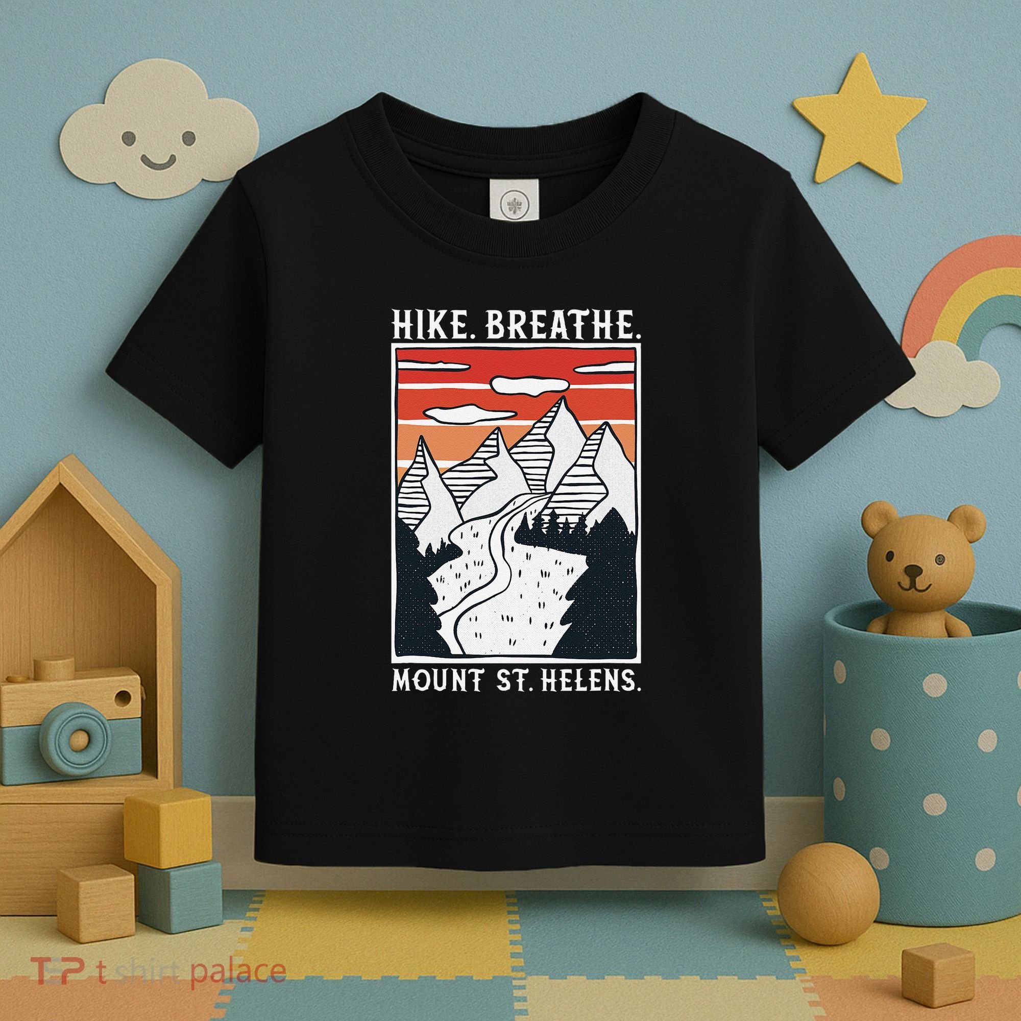 Hiking Mount St. Helens Toddler T-Shirt