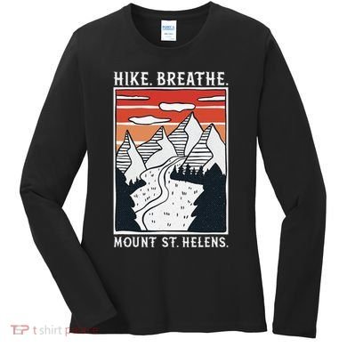 Hiking Mount St. Helens Women's Long Sleeve Shirt