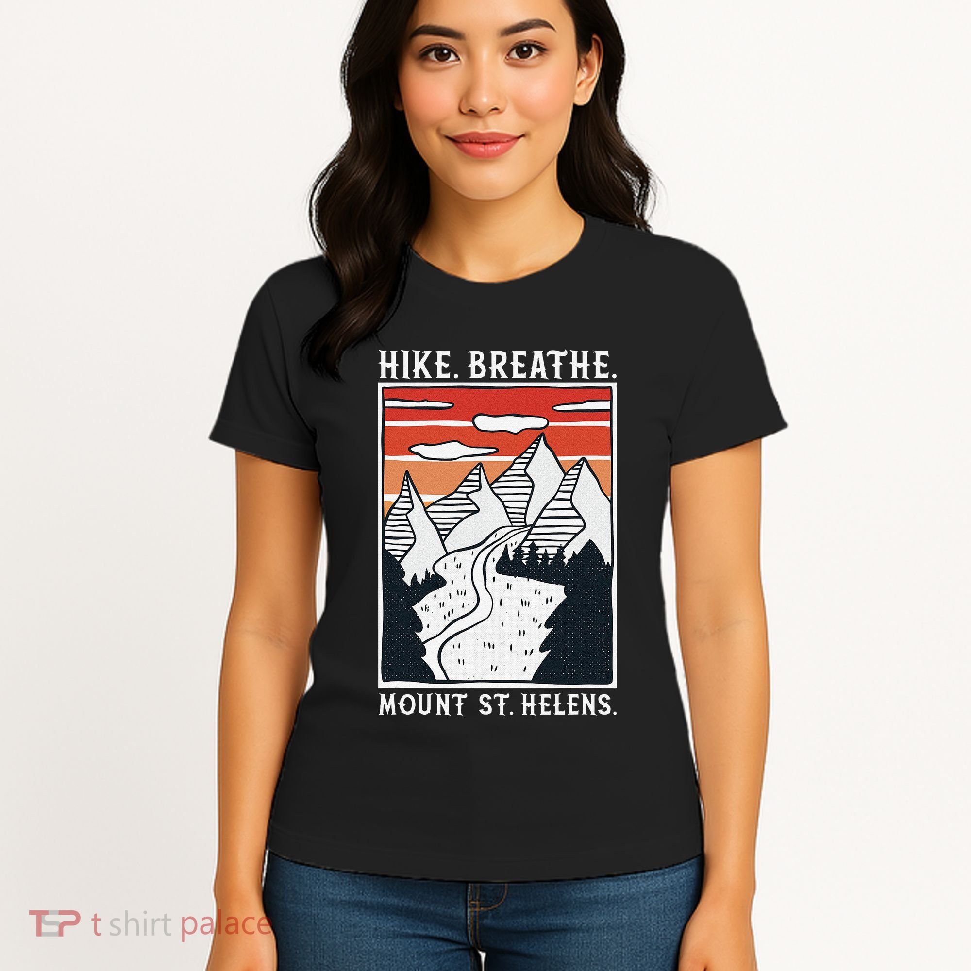 Hiking Mount St. Helens Women's T-Shirt