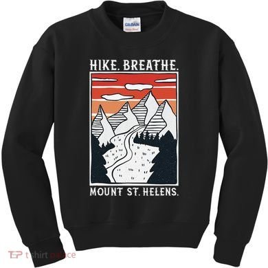Hiking Mount St. Helens Kids Sweatshirt