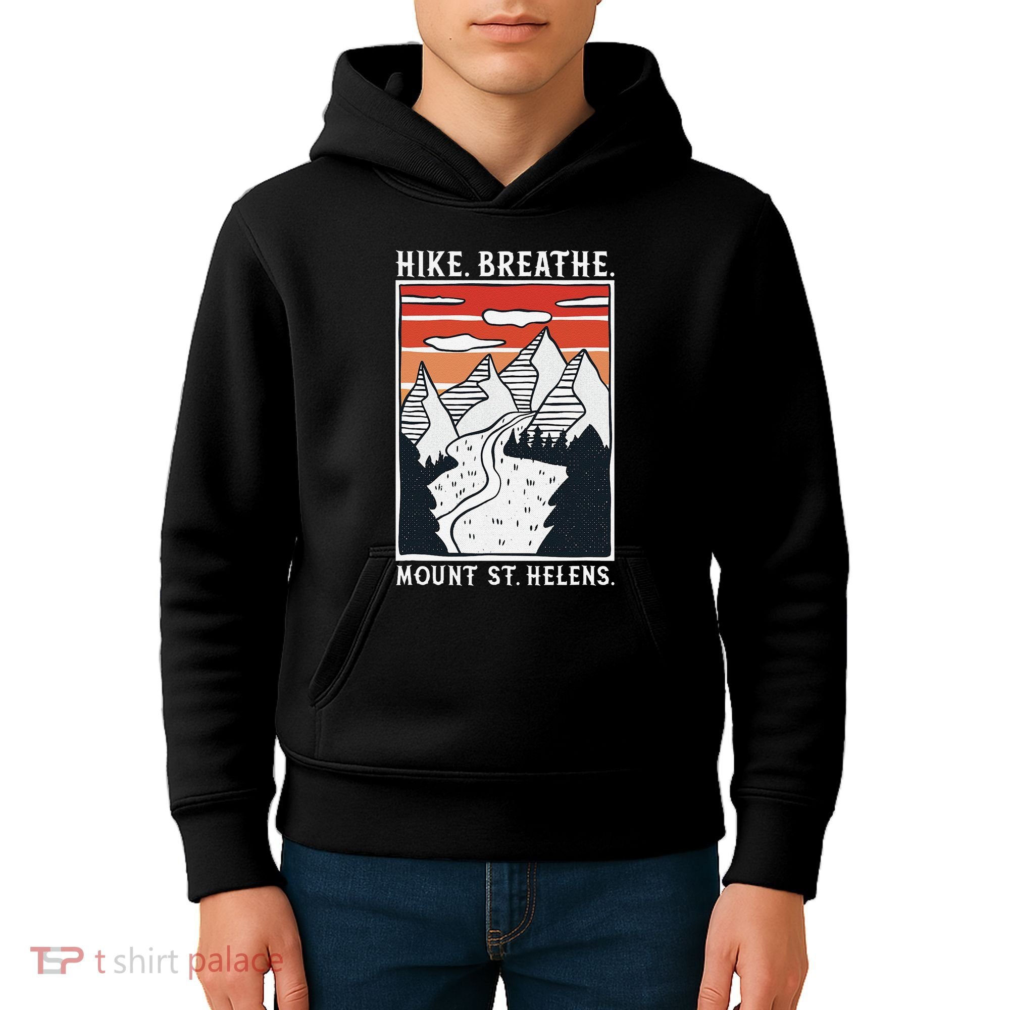 Hiking Mount St. Helens Kids Hoodie