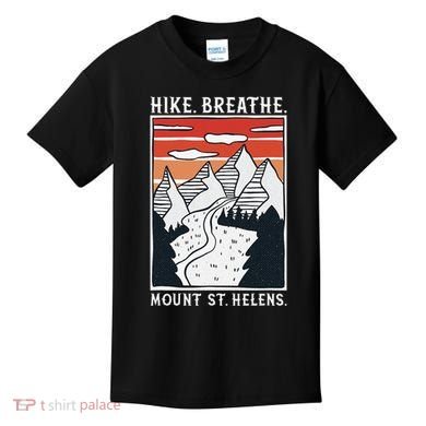 Hiking Mount St. Helens Kids T-Shirt