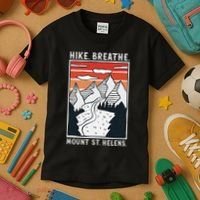 Hiking Mount St. Helens Kids T-Shirt thumb 3