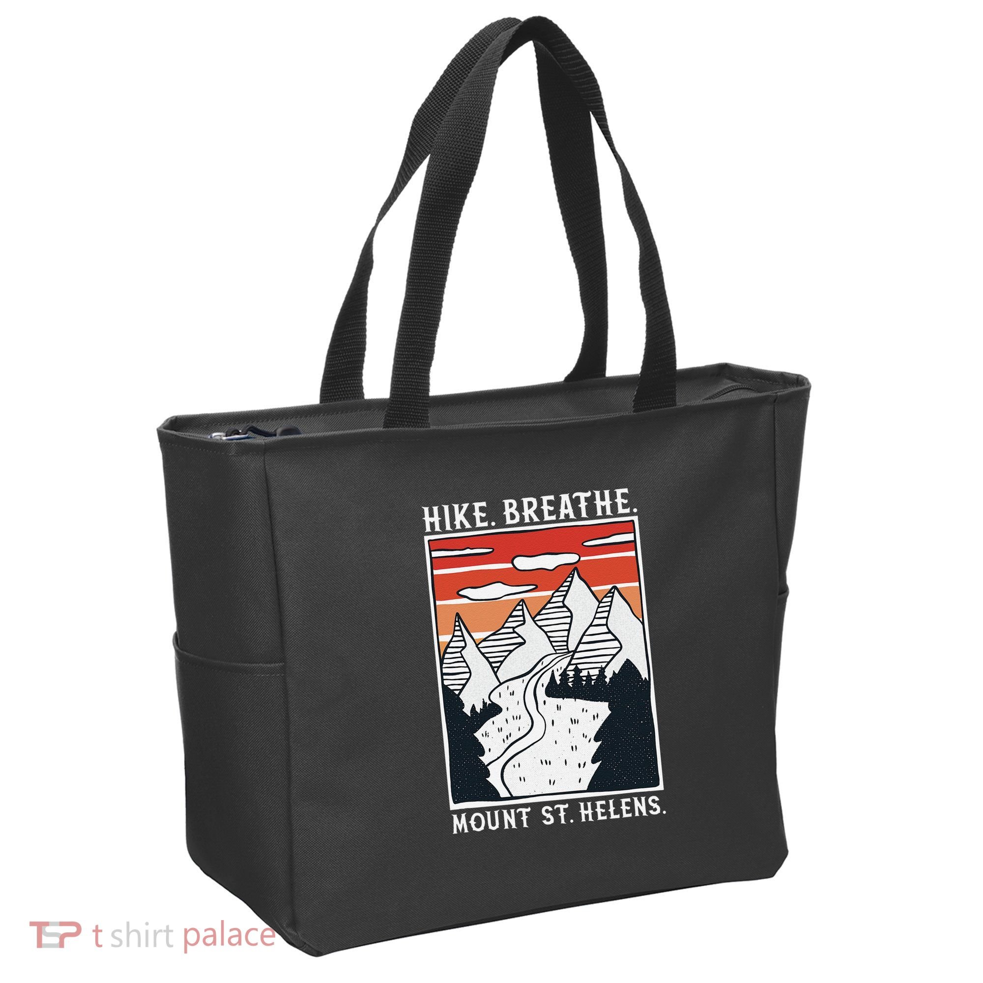 Hiking Mount St. Helens Tote Bag