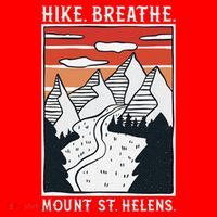 Hiking Mount St. Helens Santa Hat thumb 1