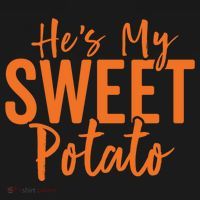 Hes My Sweet Potato Gift I Yam Set Thanksgiving Matching Great Gift Doggie Tank thumb 4