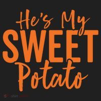 Hes My Sweet Potato Gift I Yam Set Thanksgiving Matching Great Gift Beanie thumb 2