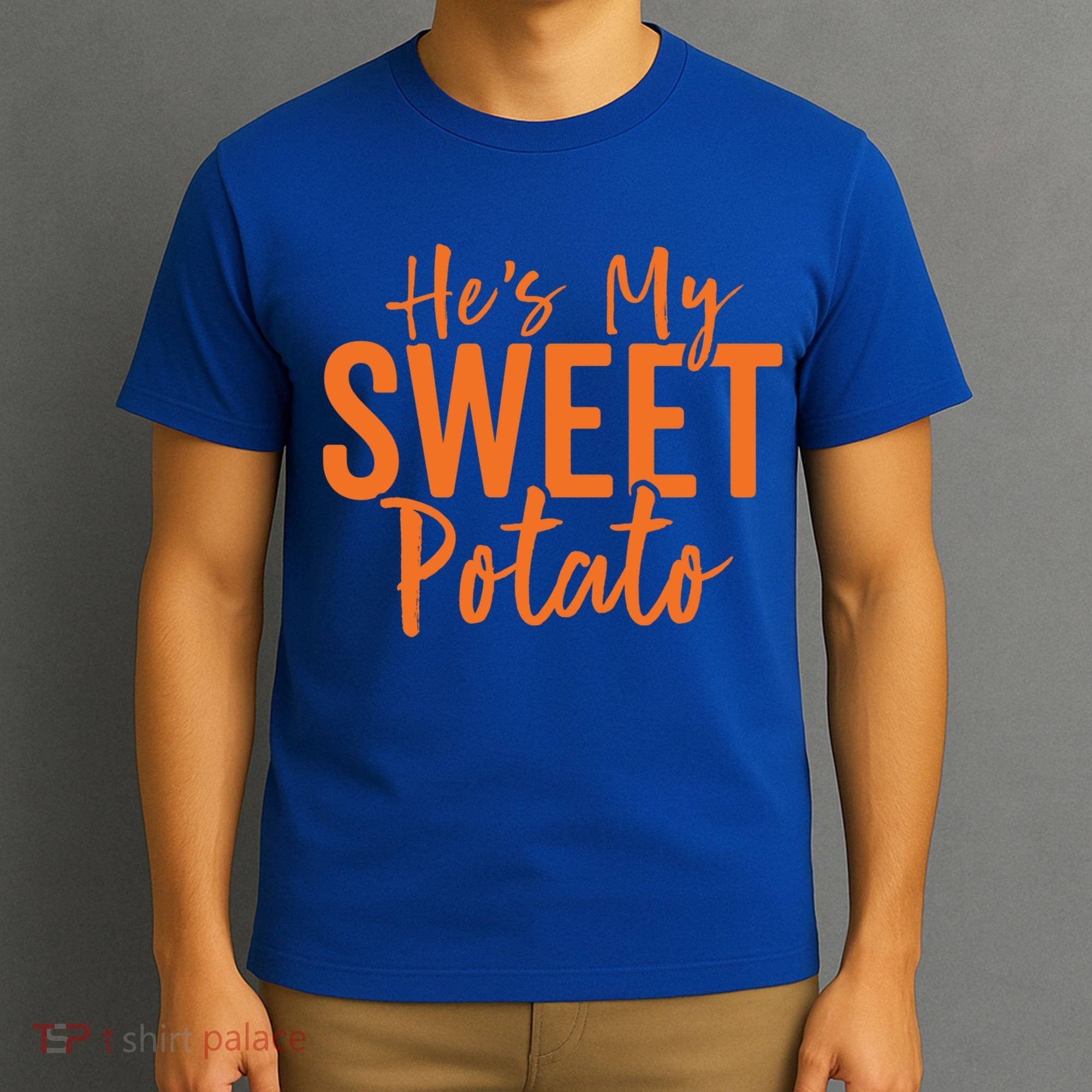 Hes My Sweet Potato Gift I Yam Set Thanksgiving Matching Great Gift T-Shirt