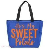 Hes My Sweet Potato Gift I Yam Set Thanksgiving Matching Great Gift Tote Bag thumb 0