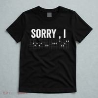 Hidden Message Sorry I-DGAF Chords Guitar T-Shirt thumb 5