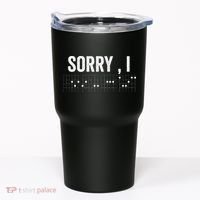 Hidden Message Sorry I-DGAF Chords Guitar Tumbler thumb 0