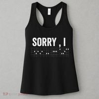 Hidden Message Sorry I-DGAF Chords Guitar Women's Tank Top thumb 3