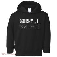 Hidden Message Sorry I-DGAF Chords Guitar Toddler Hoodie thumb 0