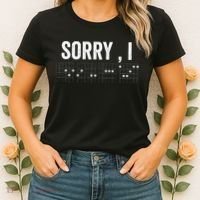 Hidden Message Sorry I-DGAF Chords Guitar Women's T-Shirt thumb 2