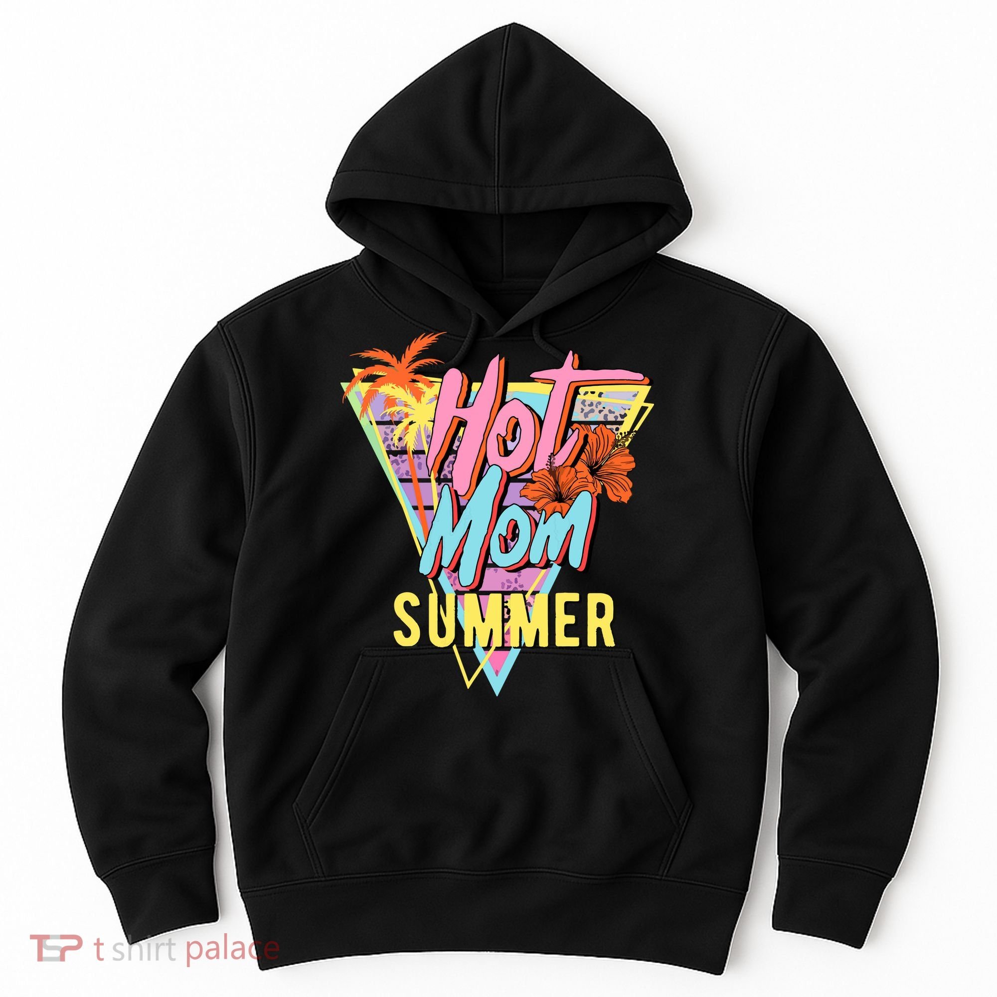Hot Mom Summer Hawaiian Hibiscus Beach Cute Tropical Tank Top Hoodie